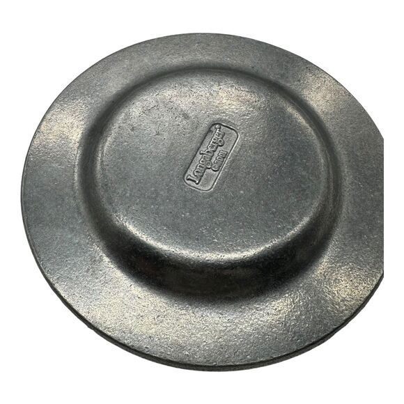 Vintage Longaberger Pewter Plate Candle Holder Oak Leaves Acorn Fall 2001 HTF - Picture 5 of 8